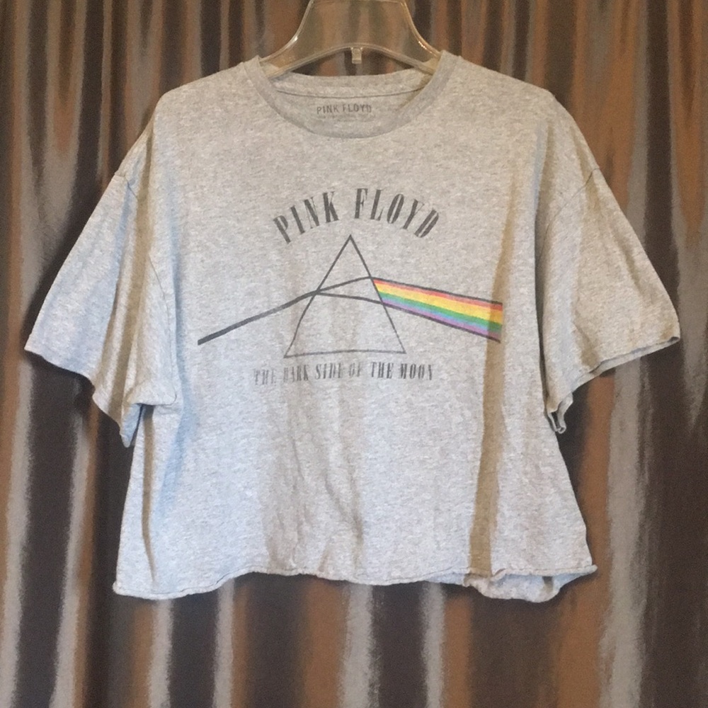 Oversized Pink Floyd crop T